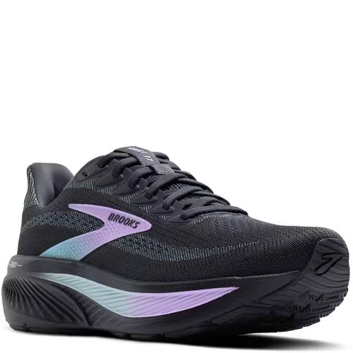 BROOKS 120431 081 GHOST 17 RUN/WALK BLACK/PURPLE/GREY SHOE SNEAKERS NIB WOMEN'S