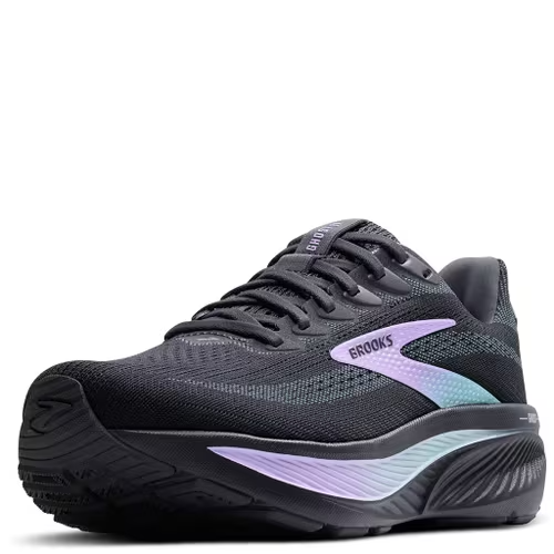 BROOKS 120431 081 GHOST 17 RUN/WALK BLACK/PURPLE/GREY SHOE SNEAKERS NIB WOMEN'S