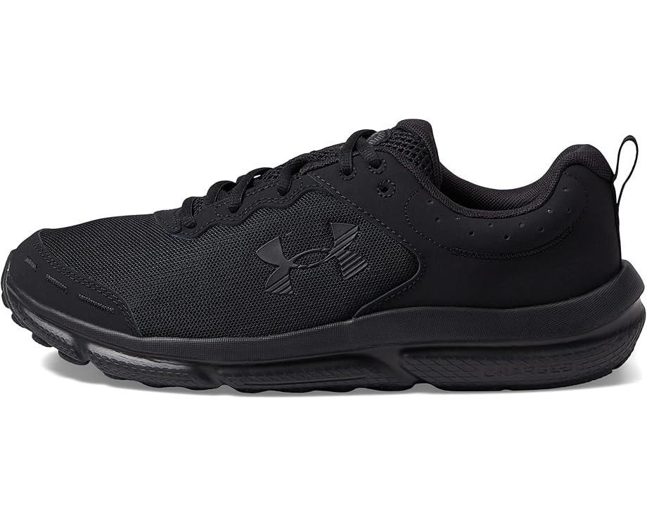 Under Armour 3026176 002 UA Charged Assert 10 4E  BLACK Shoe Sneakers NIB Men
