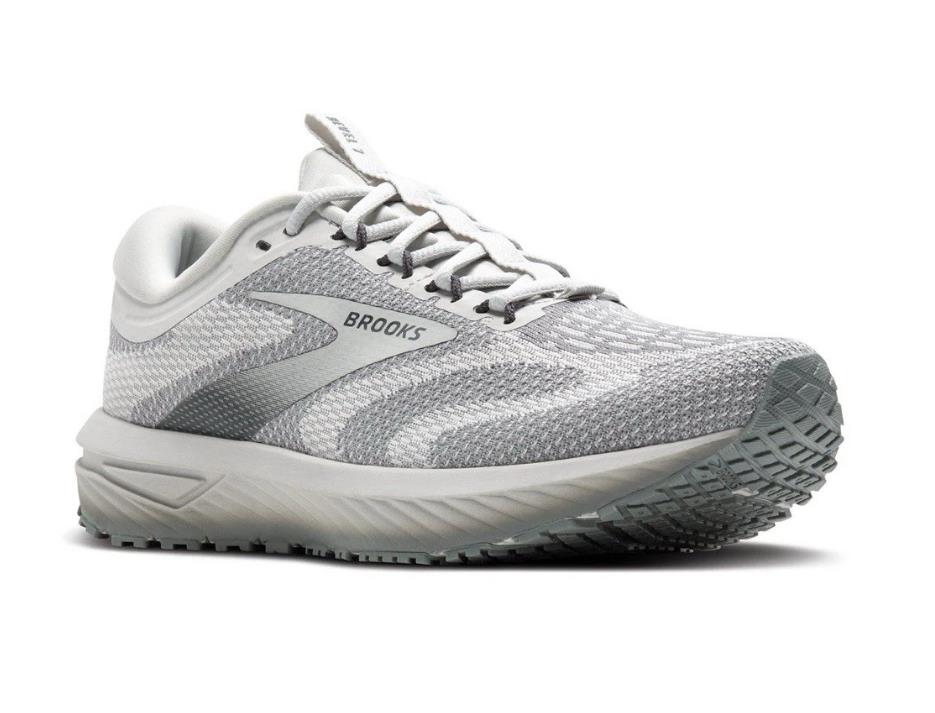 NIB WOMEN'S BROOKS 120424 036 REVEL 7 CUSTION MUSHROOM/GREY SHOE SNEAKERS $110