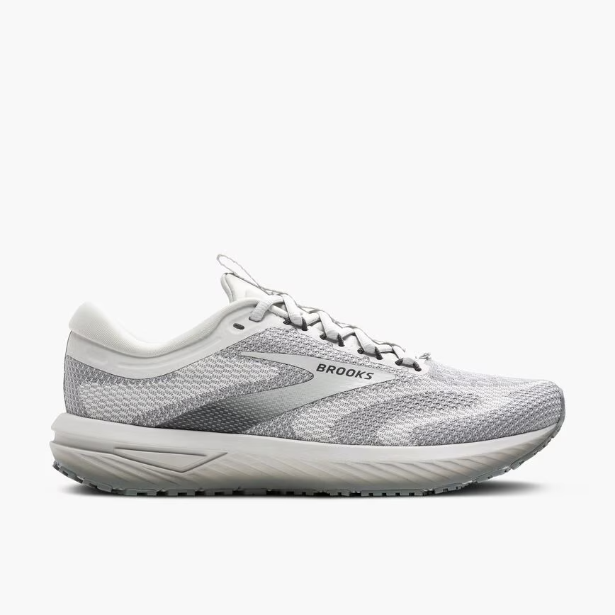 NIB WOMEN'S BROOKS 120424 036 REVEL 7 CUSTION MUSHROOM/GREY SHOE SNEAKERS $110