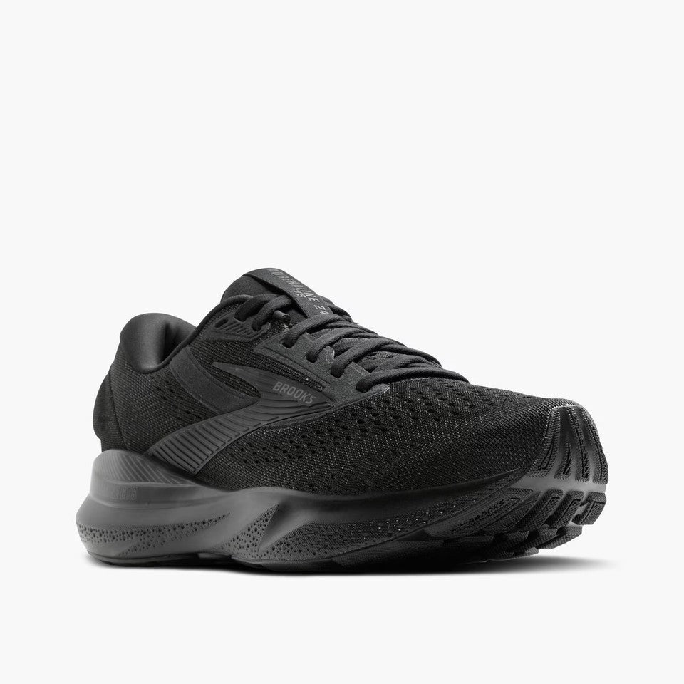 NIB WOMEN BROOKS 120426 020ADRENALINE GTS 24 RUN/WALK BLACK SHOE SNEAKERS