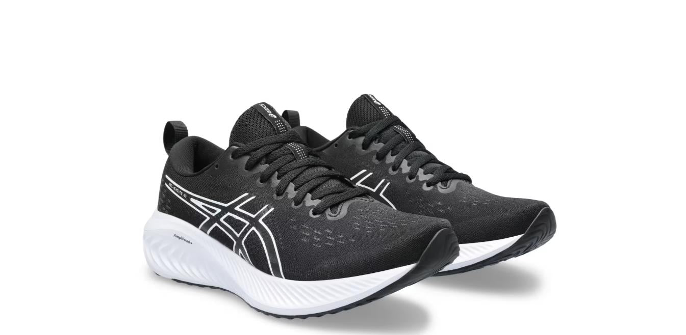 ASICS 1012B420 GEL EXCITE 10 BLACK/WHITE RUNNING SHOE SNEAKERS NIB WOMEN